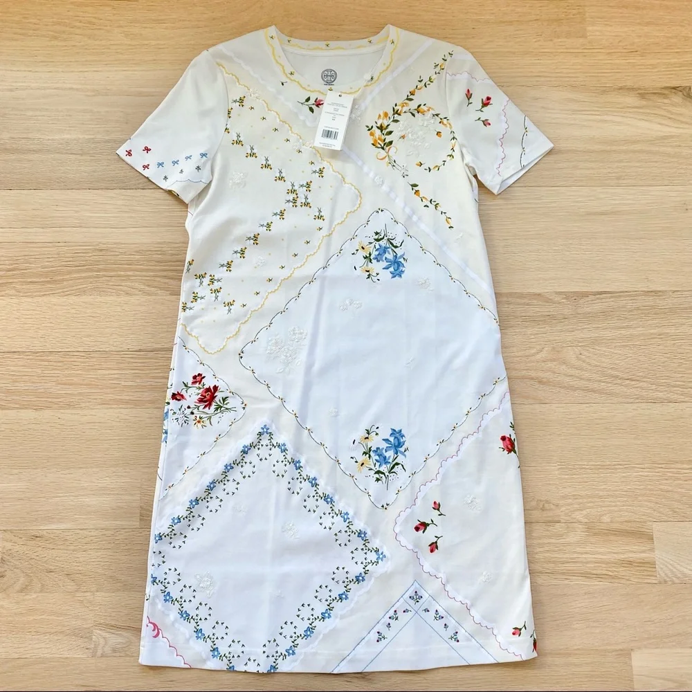 Tory Burch Handkerchief Printed T-shirt Dress - Picture 5 of 7